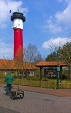 Old lighthouse on the island of Wangerooge