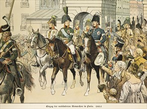 Unification of the Allied Monarchs in Paris 1815
