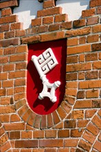 Bremen key on a house wall