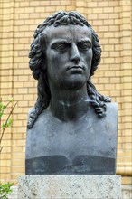 Bust of Friedrich Schiller in the garden of Schillers summer house