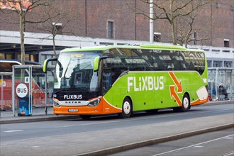 Flixbus at the long-distance bus station
