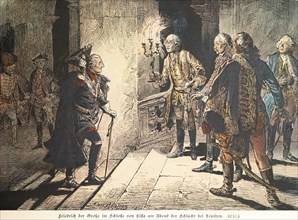 Frederick the Great in Lissa Castle on the evening of the Battle of Leuthen in 1757
