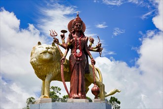 32 metre high statue of the Hindu god Shiva