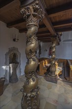 Decorative columns in St Marks Church