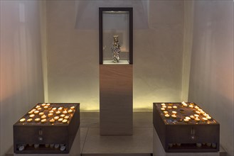 Devotional room with offering candles