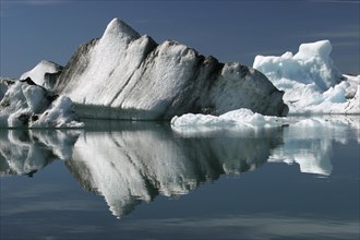 Iceberg in the glacial lake Joekulsarlon