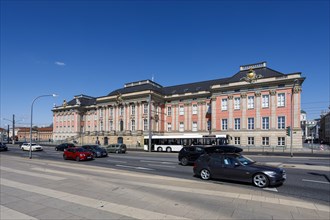 Potsdam city centre with the city palace and Brandenburg state parliament