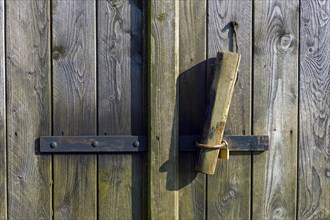 Double secured shed door