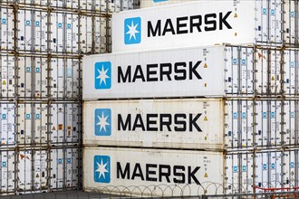 Container of the shipping company Maersk