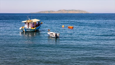 Small fishing port Kamiros Skala
