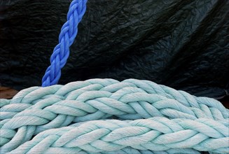 Rope on board a sailor