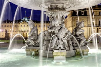 Fountain on the Schlossplatz