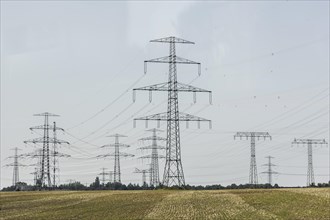 Electricity pylons