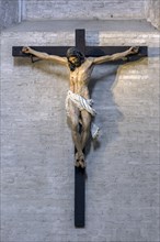 Crucifix on the altar wall of the Bafuesserkirche
