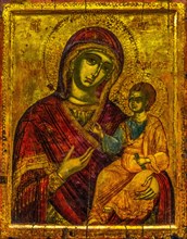 Icon of Mary with the Child Jesus in the Museum