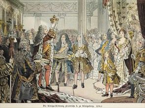 Frederick I crowned king in Koenigsberg 1701