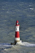 Lighthouse in the English Channel at Beachy Head