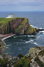 The Stoer Head Lighthouse at the Point of Stoer in Sutherland