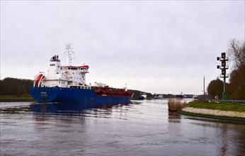 Tankers in the Kiel Canal