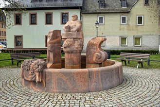 Stonemason's fountain by Volker Beier