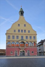 Baroque Schwoerhaus built in the 17th century and city archive with gable