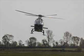 A helicopter of the model Airbus Helicopters H135 of the German Armed Forces