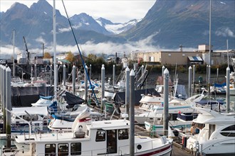 Boats in the harbour of Valdez