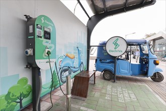 Charging station for electric cars in South Extension II