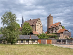Hinterburg Castle and Hinterburg Amtshaus with medieval keep Hinterturm