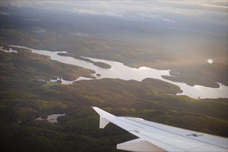 Landing approach to Kristiansand. Kristiansand