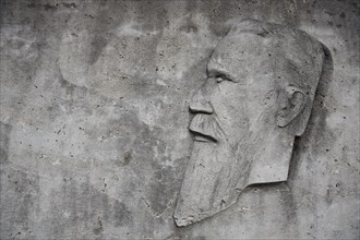 Relief of Wilhelm Conrad Roentgen on the Roentgen Monument