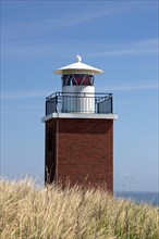 The Olhoern lighthouse at Wyk auf Foehr on the island of Foehr