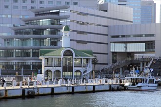 Pukari Sanbashi floating pier Minato Mirai 21 Yokohama Port Japan Asia