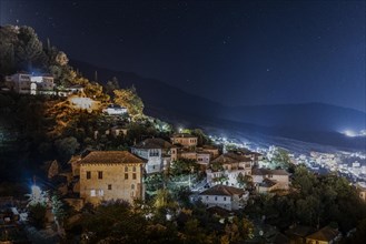 City view of the Albanian village of Gjirokaster