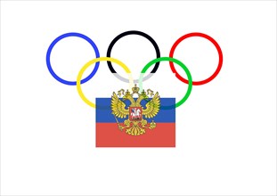 Symbolic of the participation of Russian athletes in the Olympics