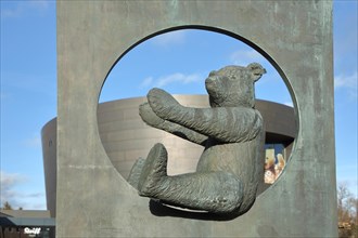 Teddy Bear Bear Figurine Sculpture and Symbol at the Steiff Museum