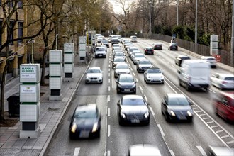 Traffic on the road at Neckartor