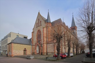 Neo-Gothic St. Peter and Paul Church in Dieburg