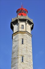 The lighthouse Phare des Baleines on the island Ile de Re