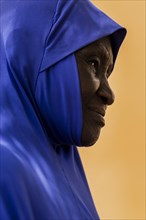 Portrait of a Muslim woman in Africa