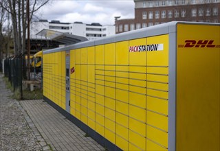 A DHL packing station in Berlin