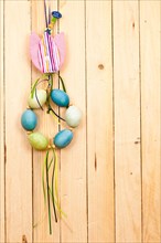 Easter decoration with Easter eggs