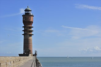 The lighthouse Feu de Saint-Pol at Dunkirk
