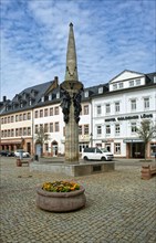 Market Fountain and Monument to the Fallen of World War 1 Rochlitz