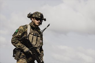 A soldier of the Bundeswehr