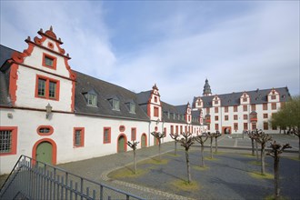 Renaissance castle with town museum and castle square