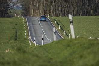 A car on a country road