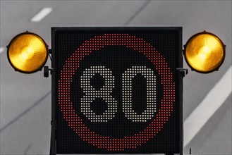 Speed limit of 80 kmh