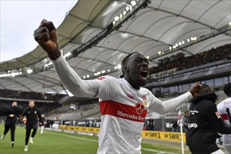 Goal celebration Tanguy Coulibaly VfB Stuttgart