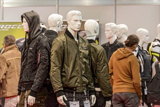 Male mannequins with jackets for bikers and leisure by Buese Bekleidung